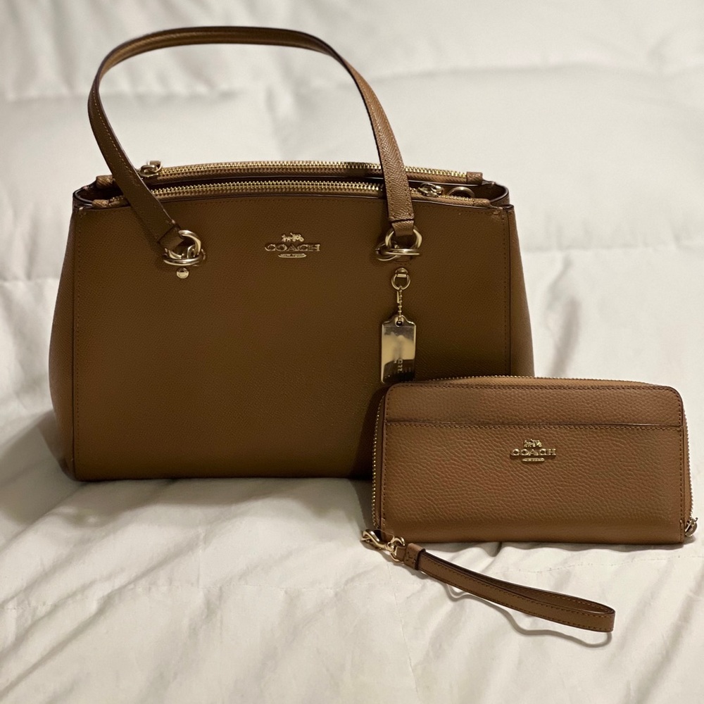 Coach handbag and matching Wallet